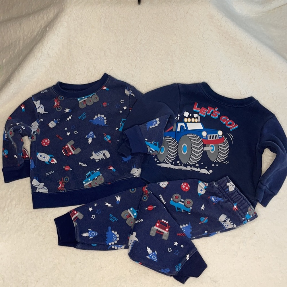 Garanimals sweat suits (mixed and match) 3 items